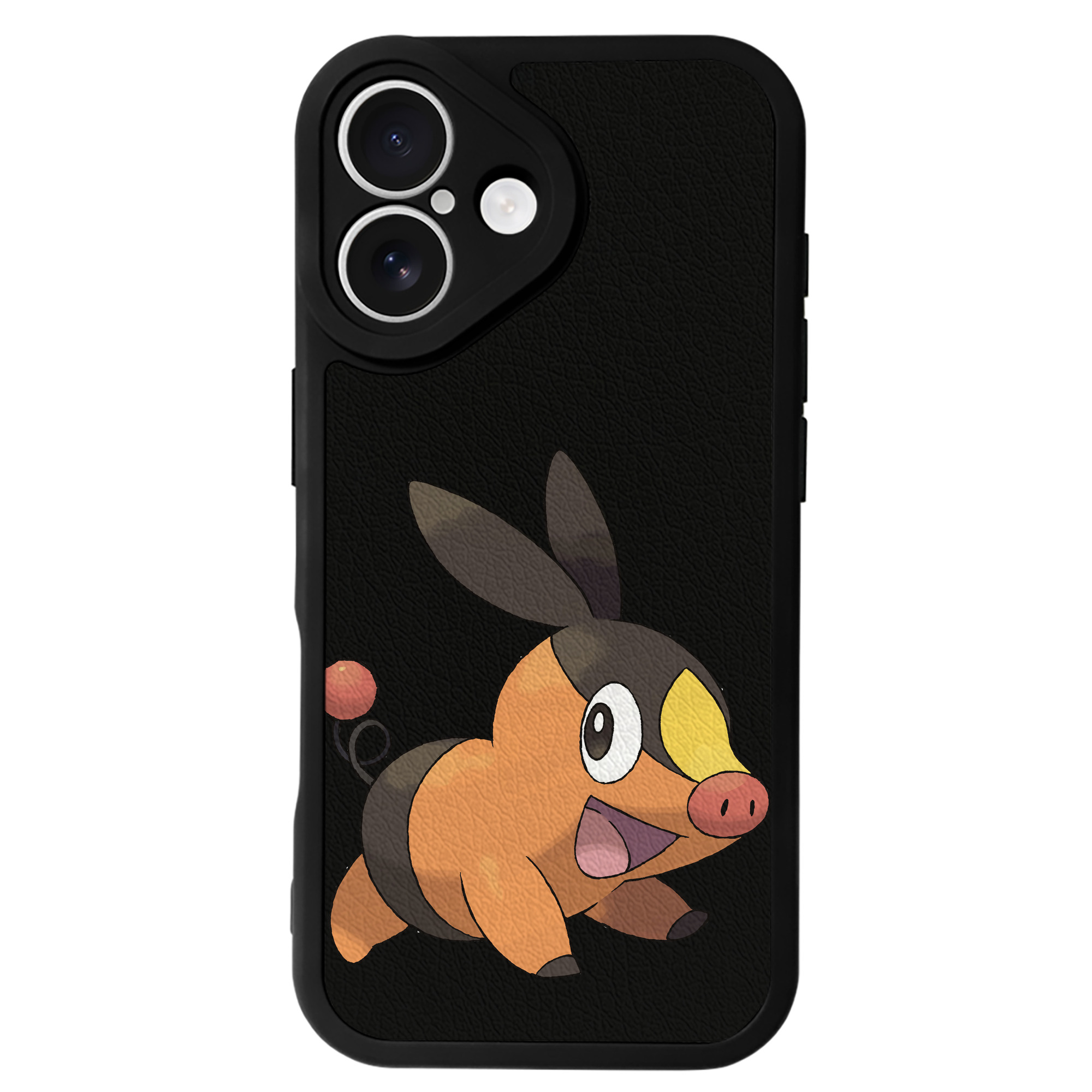 （画像用） ポケットモンスター Pokémon 【iPhone 16シリーズ対応】シリコンスマホケース（レザー調） 材質：シリコン
